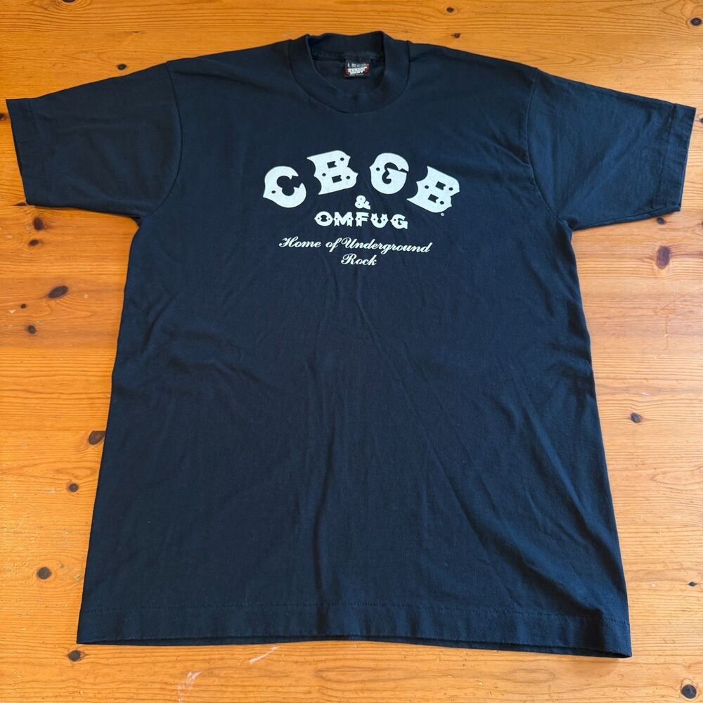 Vintage CBGB 1980’s New York Punk Rock Venue Screen Stars Single Stitch Shirt